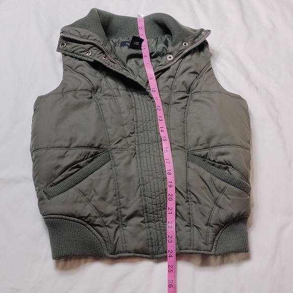 Calvin Klein Jeans dark green women's small sized sleeveless winter vest - Picture 13 of 14